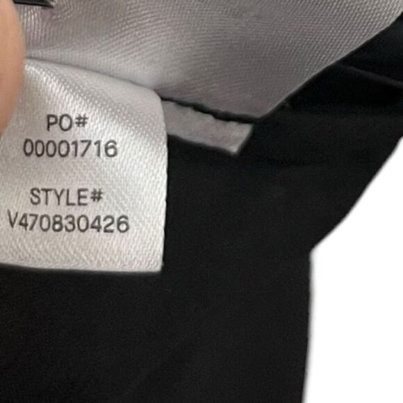 Vince Pleated Midi Skirt Women’s Size XS Black Tie Front Gathered Waist Flowy - Picture 10 of 11